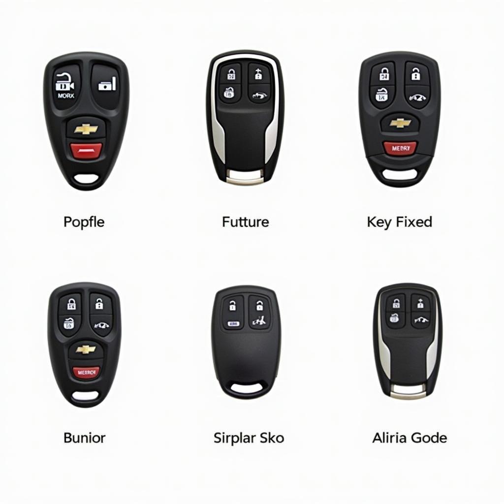 Chevy Impala Key Fob Replacement Options