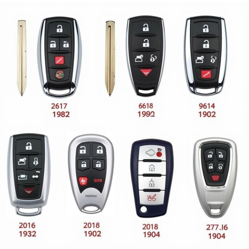 Different Types of Chevy Impala Key Fobs