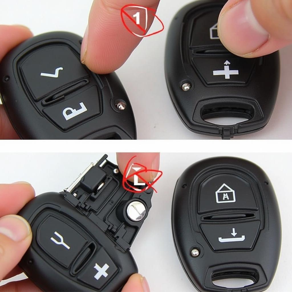 Chevy Key Fob Battery Orientation