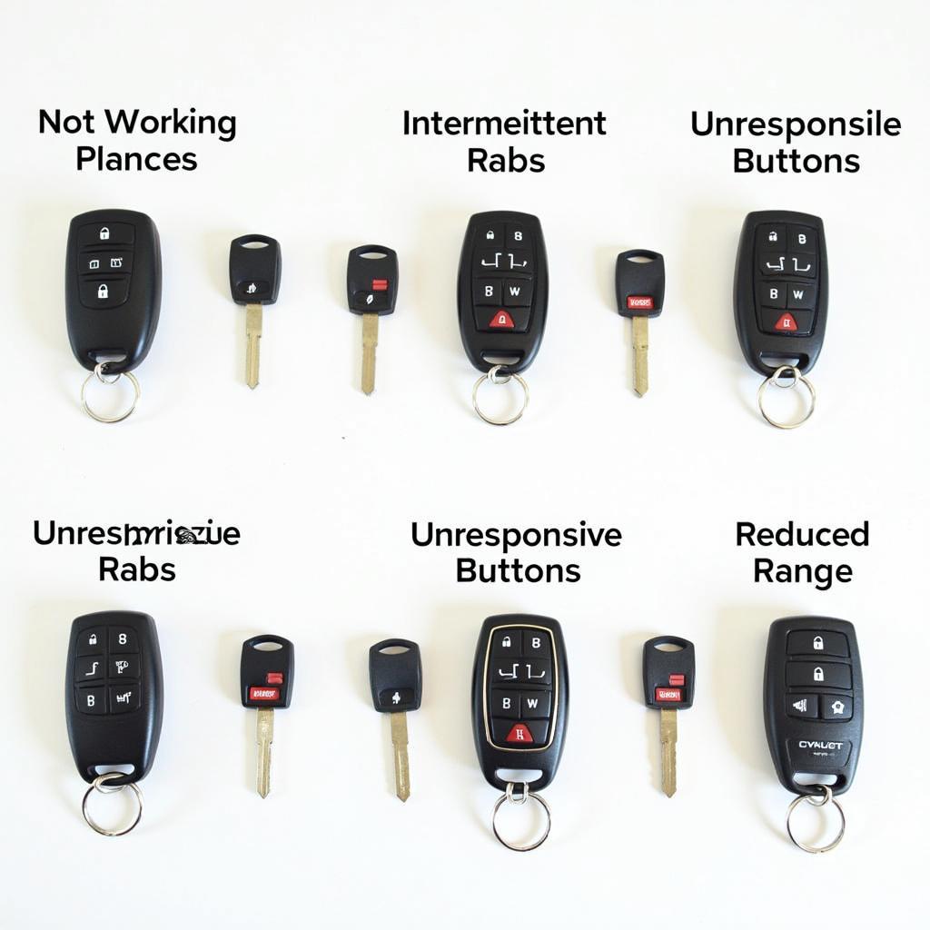 Common Chevy Key Fob Problems: Not Working, Intermittent Function, Unresponsive Buttons, Reduced Range