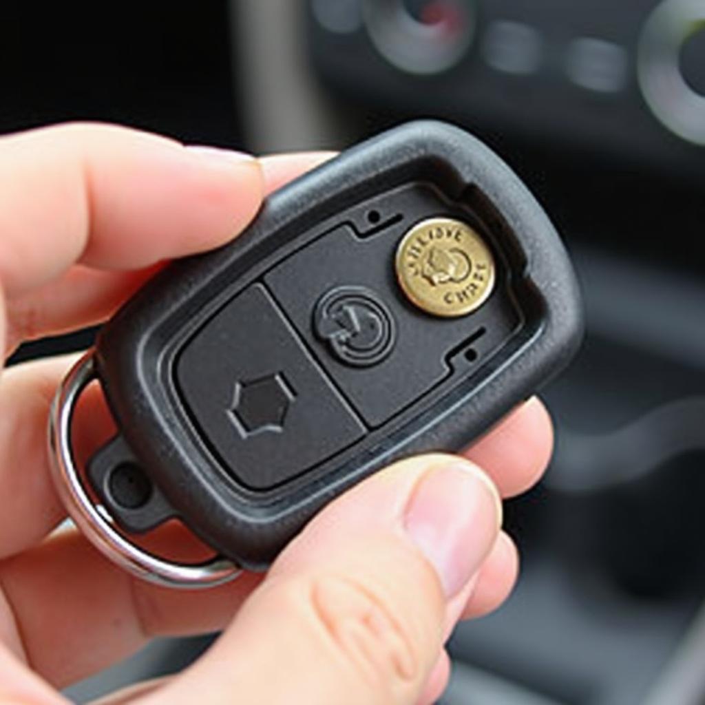 Replacing the battery in a Chevy Uplander key fob