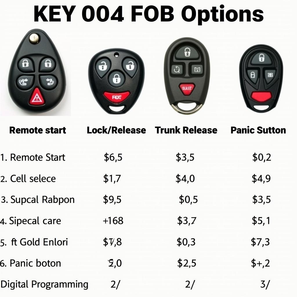 Choosing the Right Key Fob for a 2006 Pontiac G6: Factors to Consider: Budget, Features, Programming