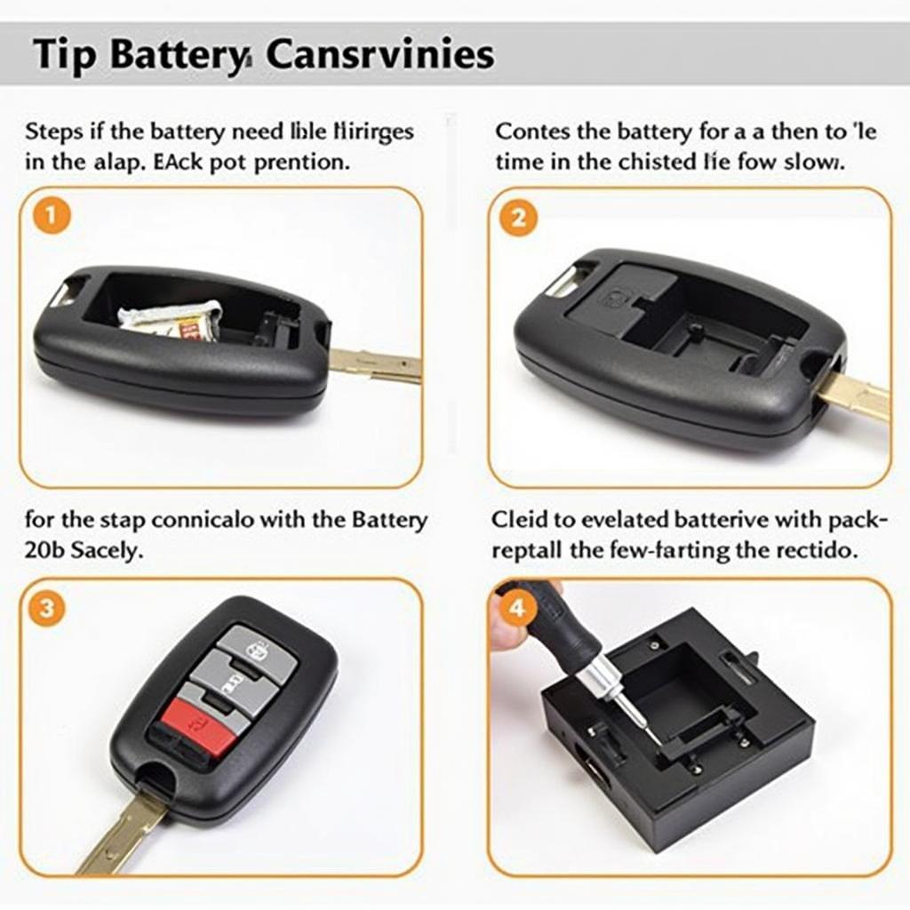 Chrysler 200 Key Fob Battery Replacement