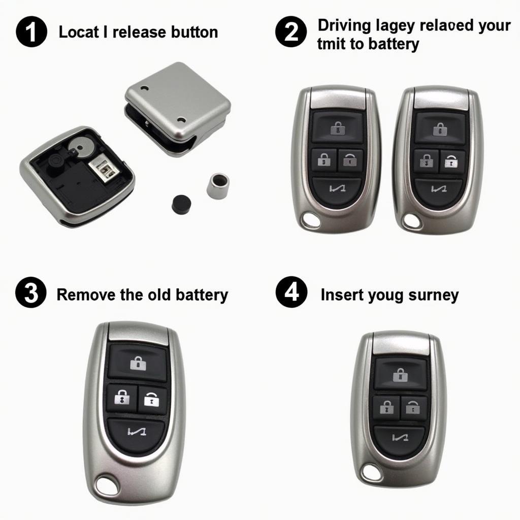 Chrysler 200 Key Fob Battery Replacement Steps