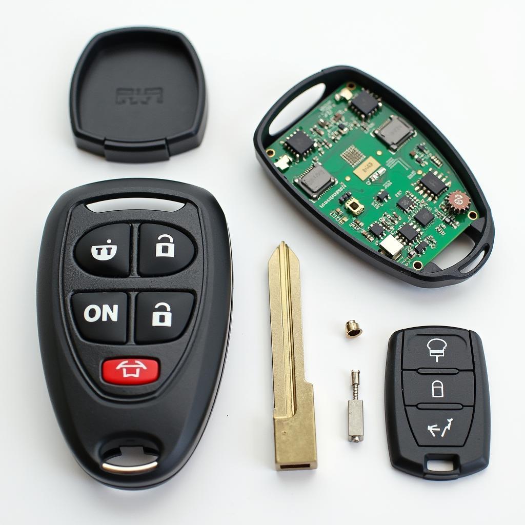 Chrysler 200 Key Fob Internal Components