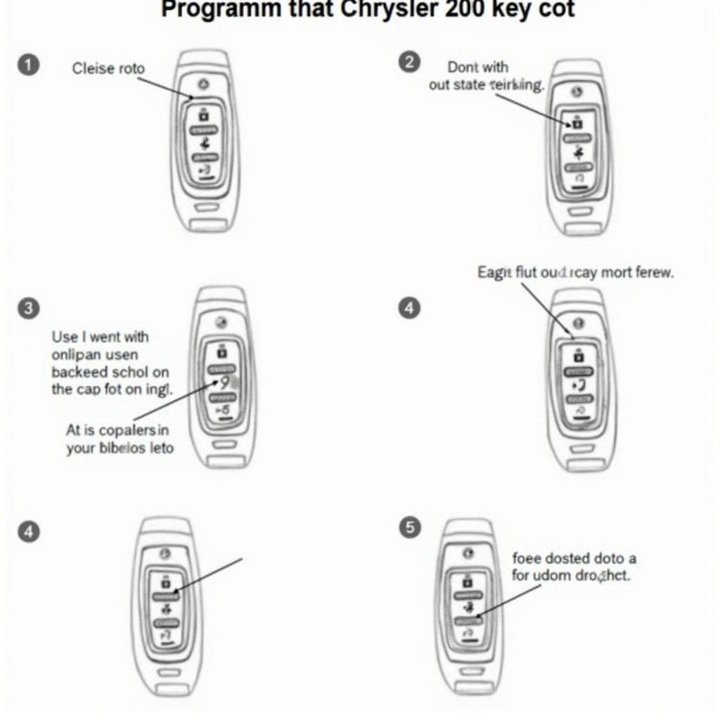 Programming a Chrysler 200 Key Fob