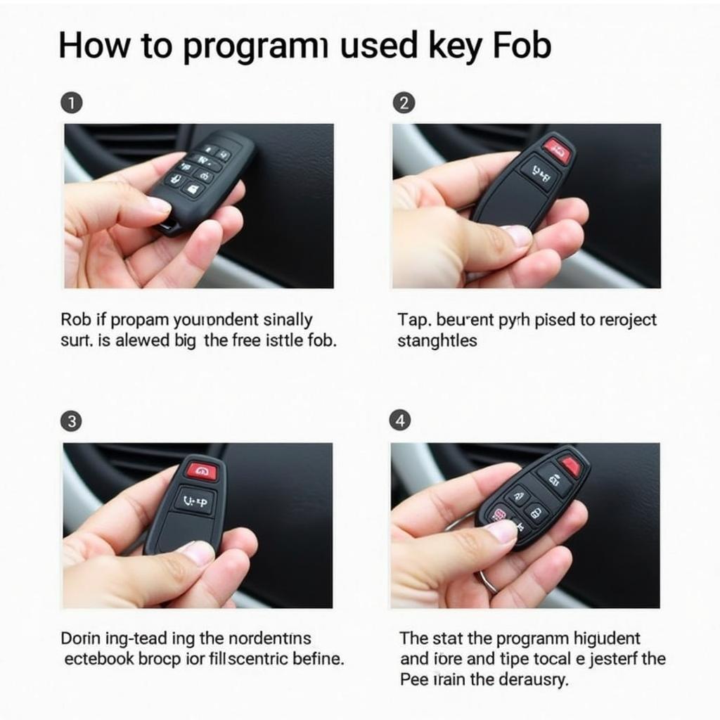 Chrysler 200 Key Fob Programming Process