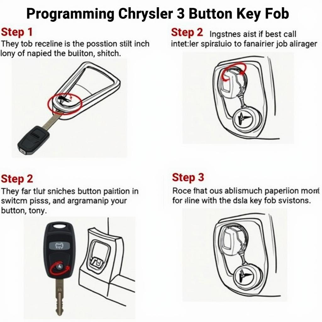 Chrysler 3 Button Key Fob Programming Steps