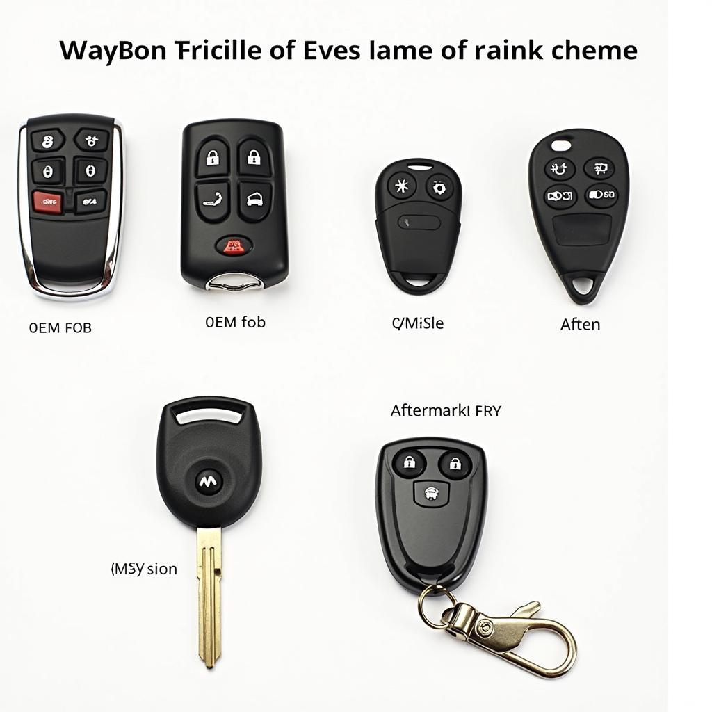 Chrysler 3 Button Key Fob Replacement Options