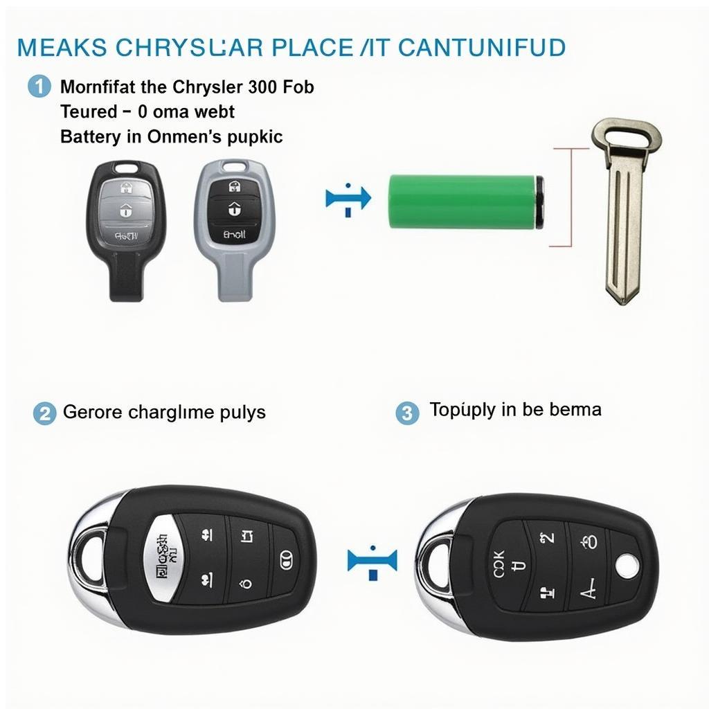 Replacing the Battery in a Chrysler 300 Key Fob