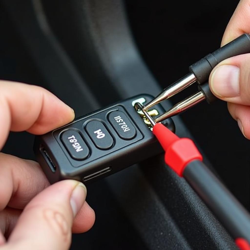 Testing the Chrysler 300 Key Fob Battery