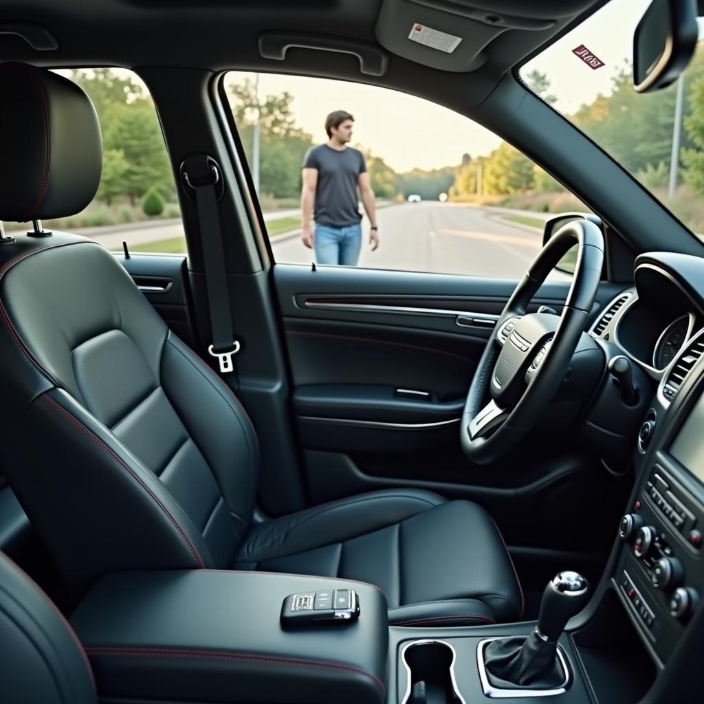 Chrysler 300 Locked with Keys Inside