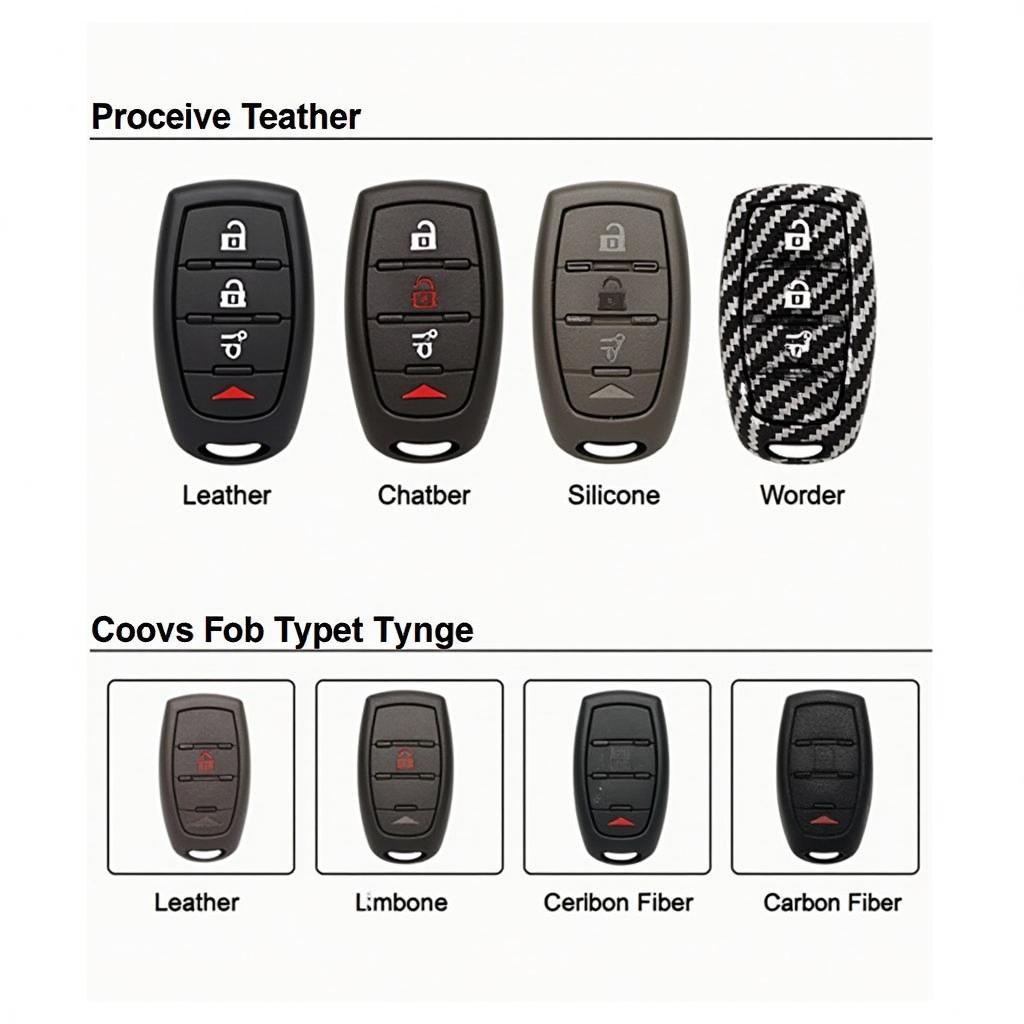 Chrysler Crossfire Key Fob Cover Types