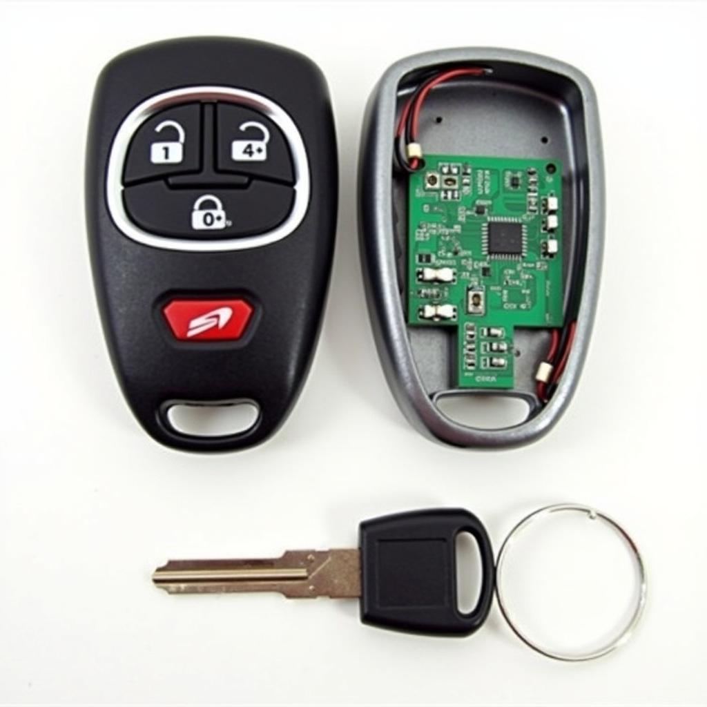 Chrysler Crossfire Key Fob Internal Components