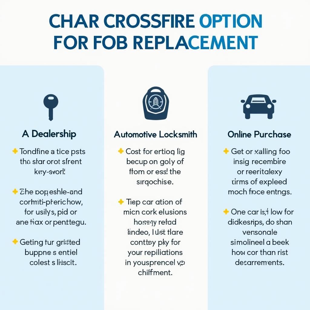 Chrysler Crossfire Key Fob Replacement Options