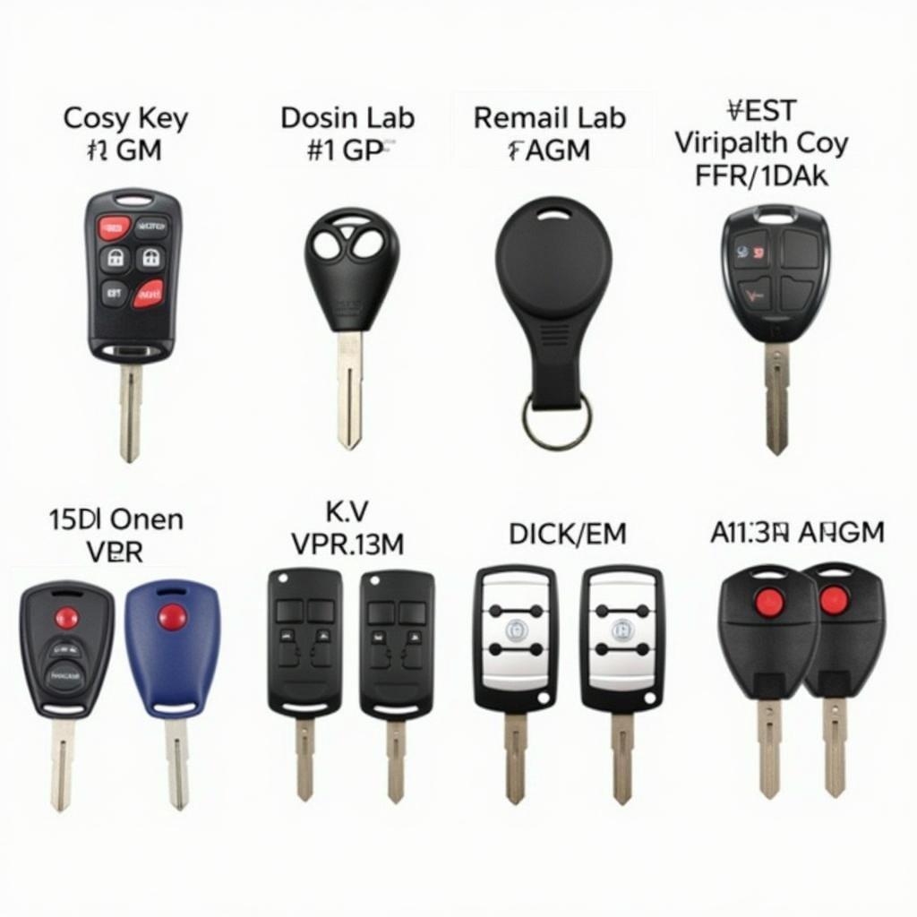 Different Types of Chrysler Crossfire Key Fobs