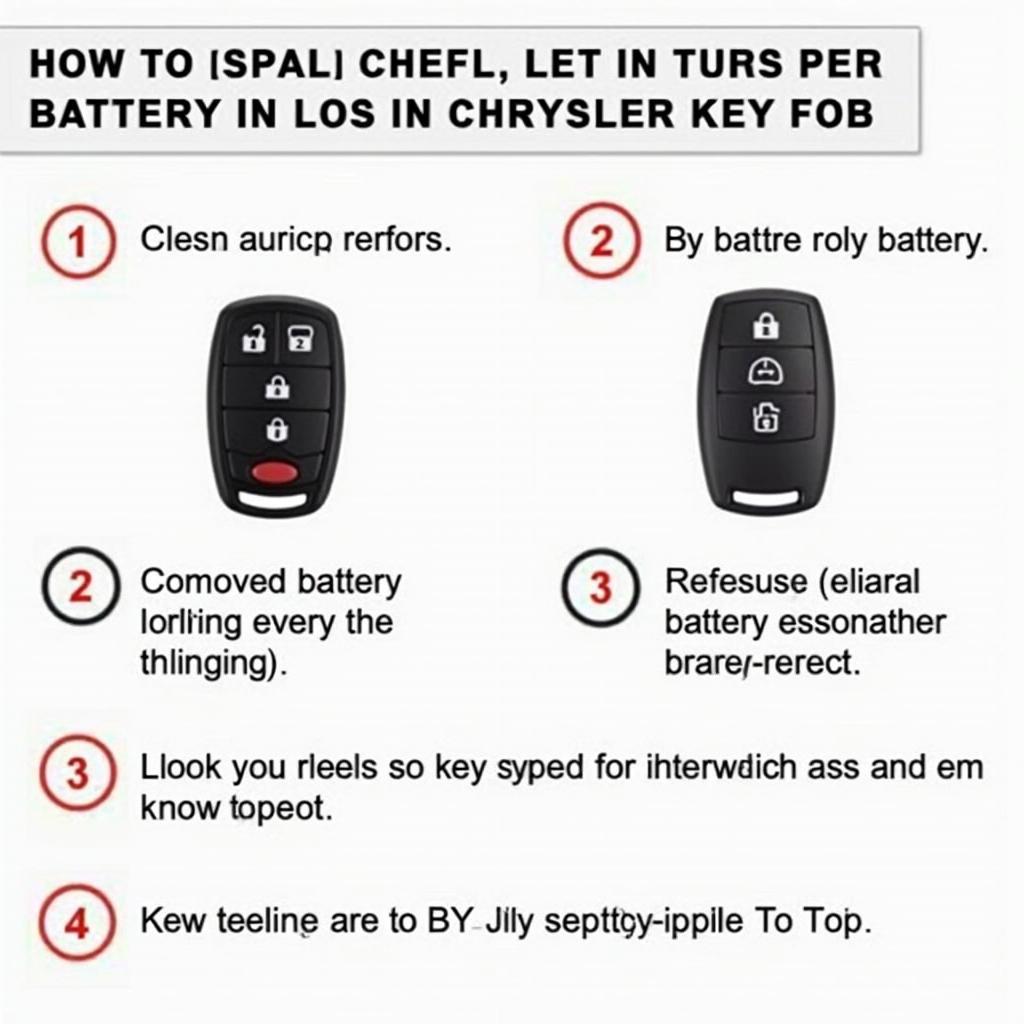 Chrysler Key Fob Battery Replacement