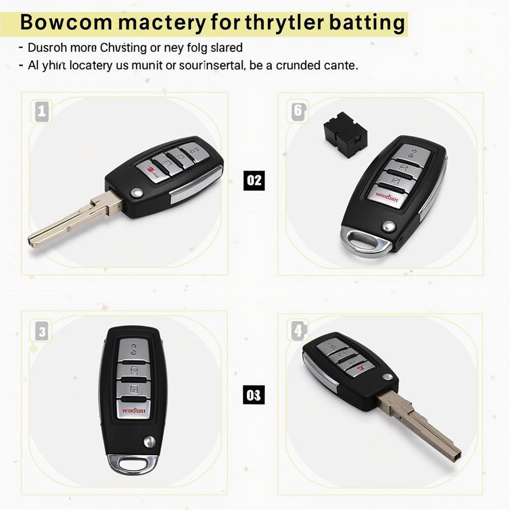 Replacing a Chrysler Key Fob Battery