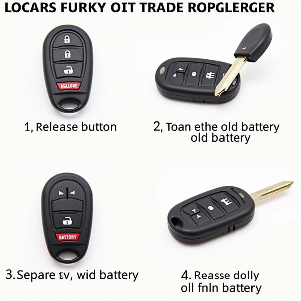 Chrysler Key Fob Battery Replacement Steps