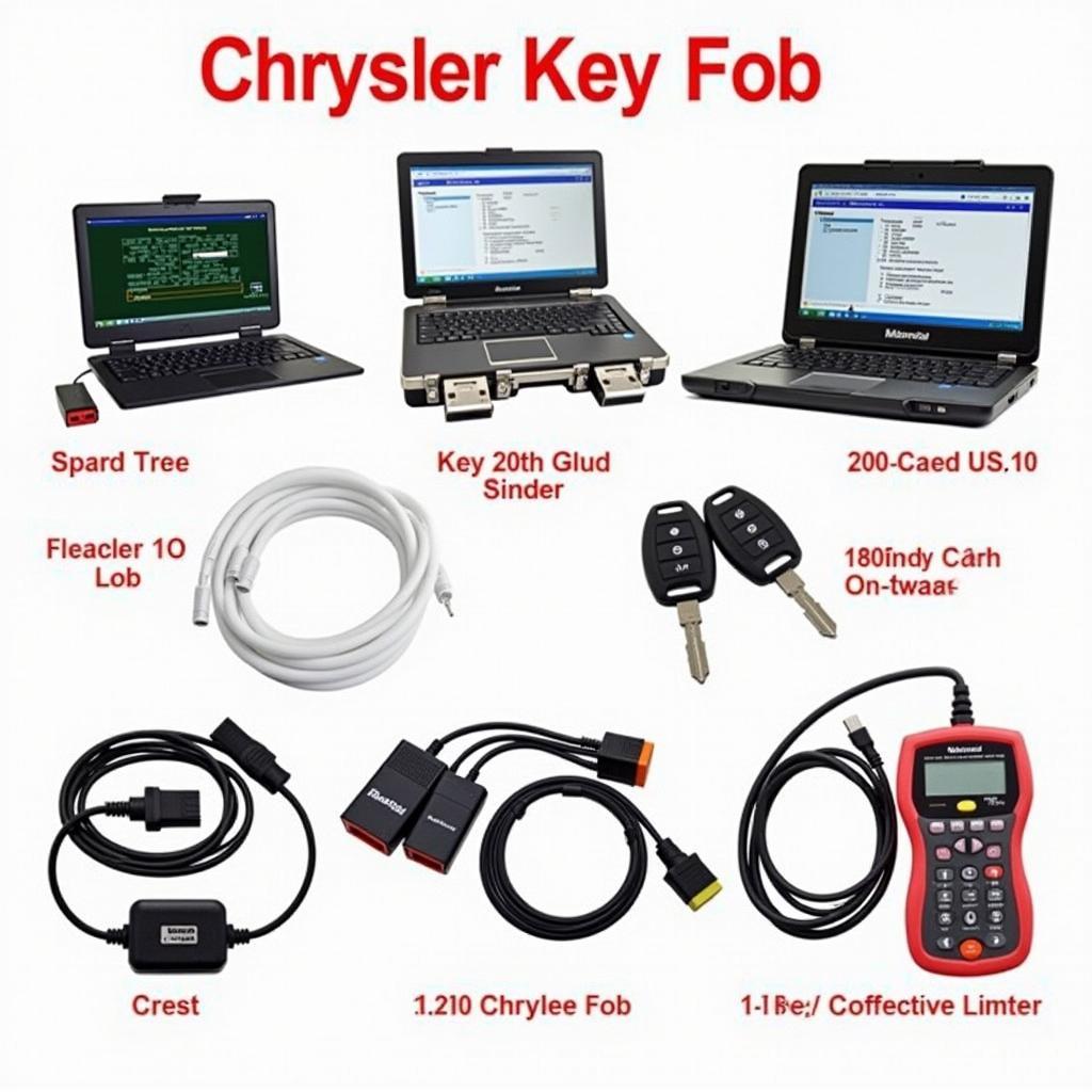 Professional tools for programming Chrysler key fobs