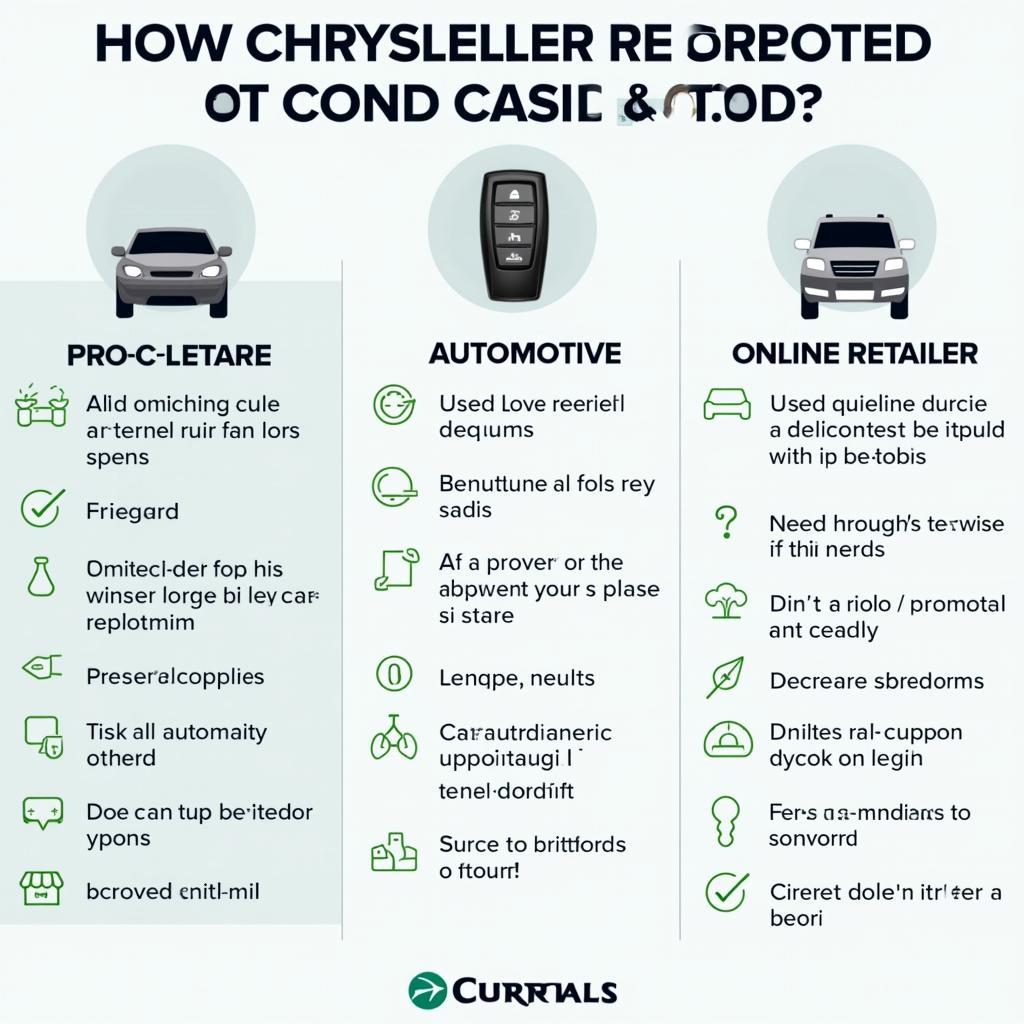 Chrysler Key Fob Replacement Options