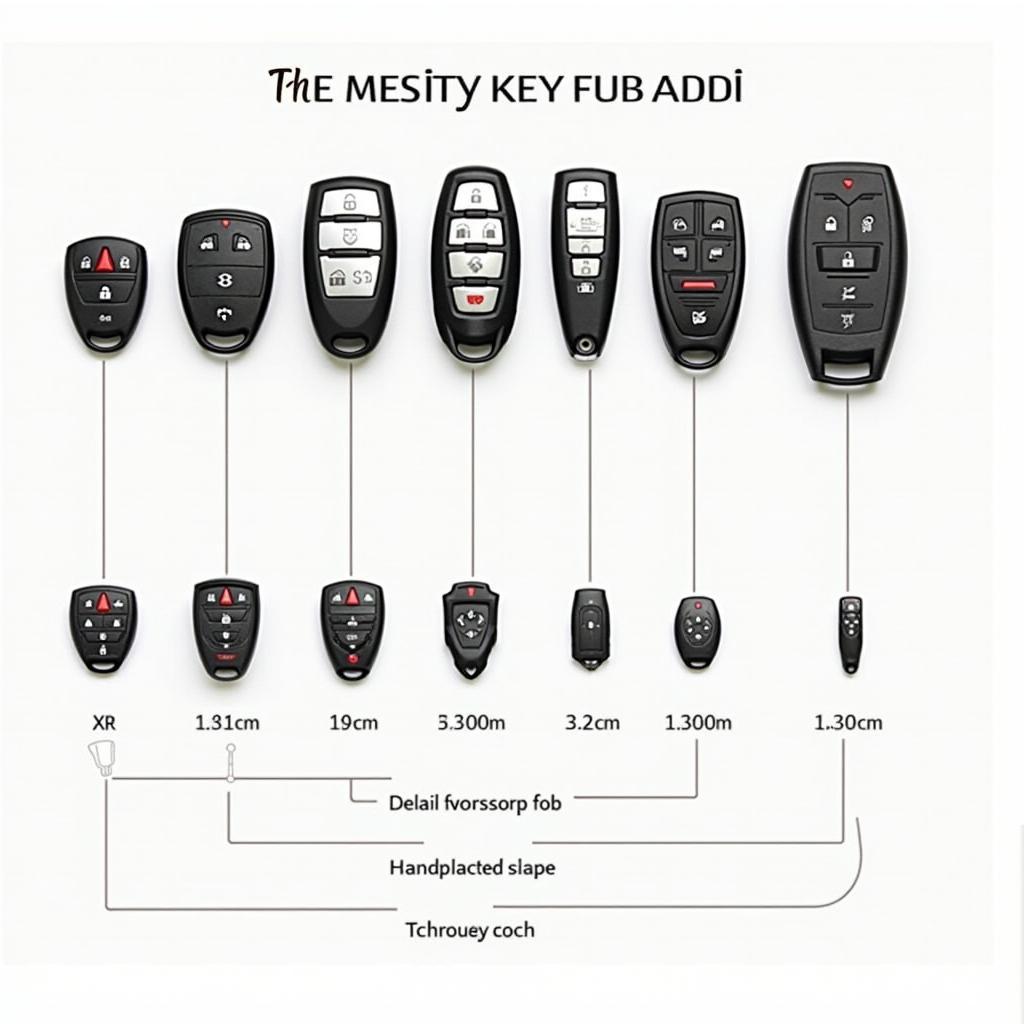 Different Types of Chrysler Key Fobs