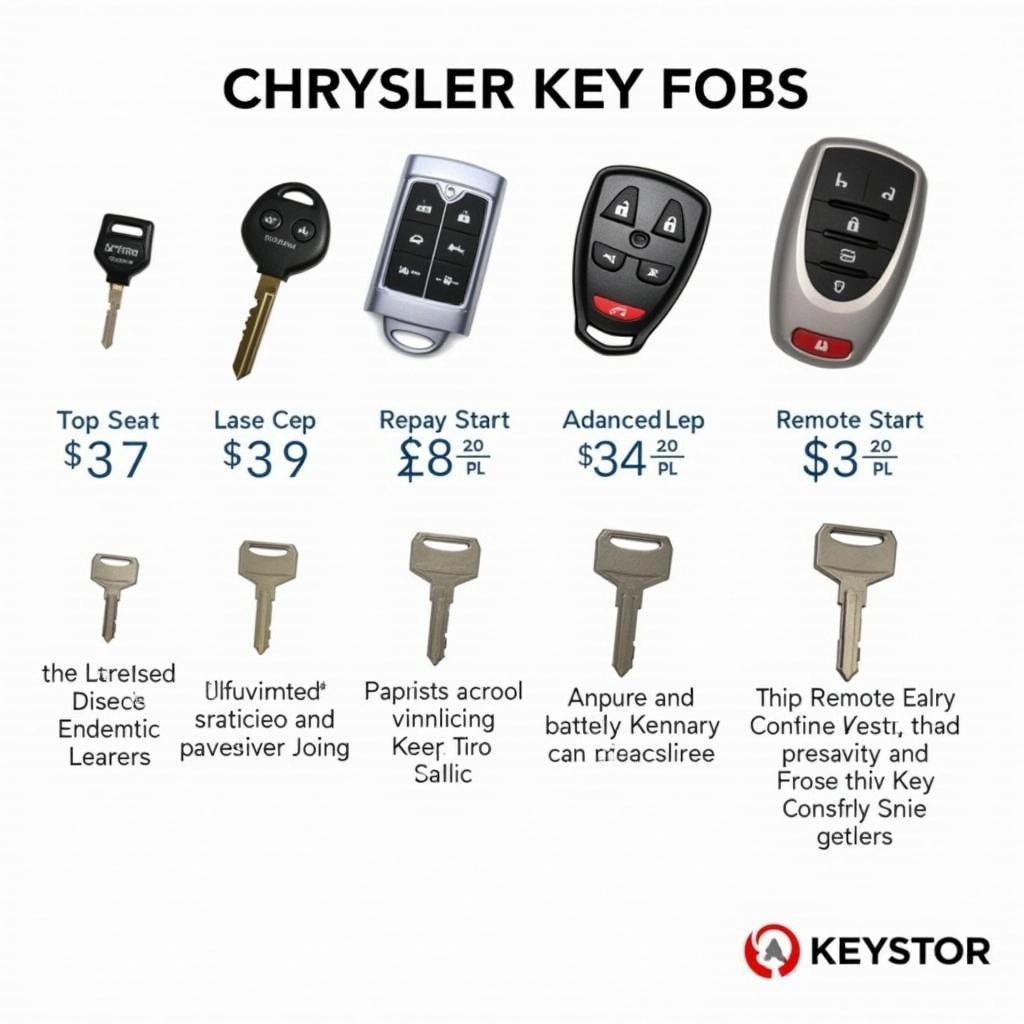 Chrysler Key Fob Types and Costs