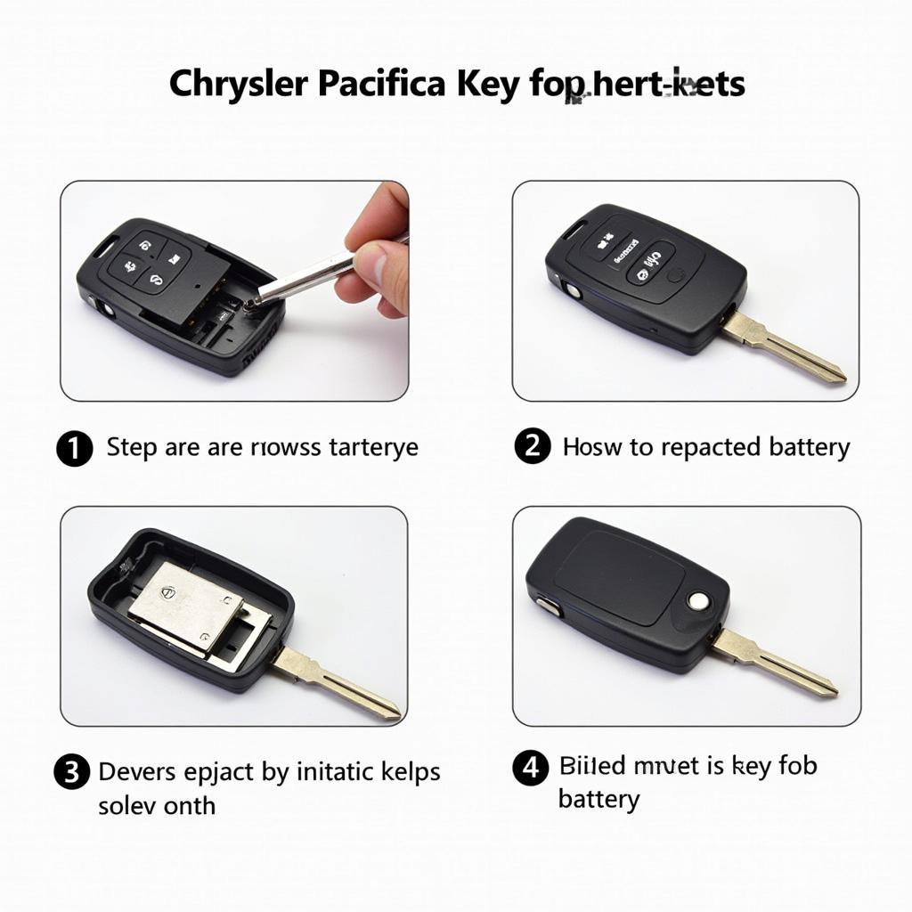 Chrysler Pacifica Key Fob Battery Replacement Steps