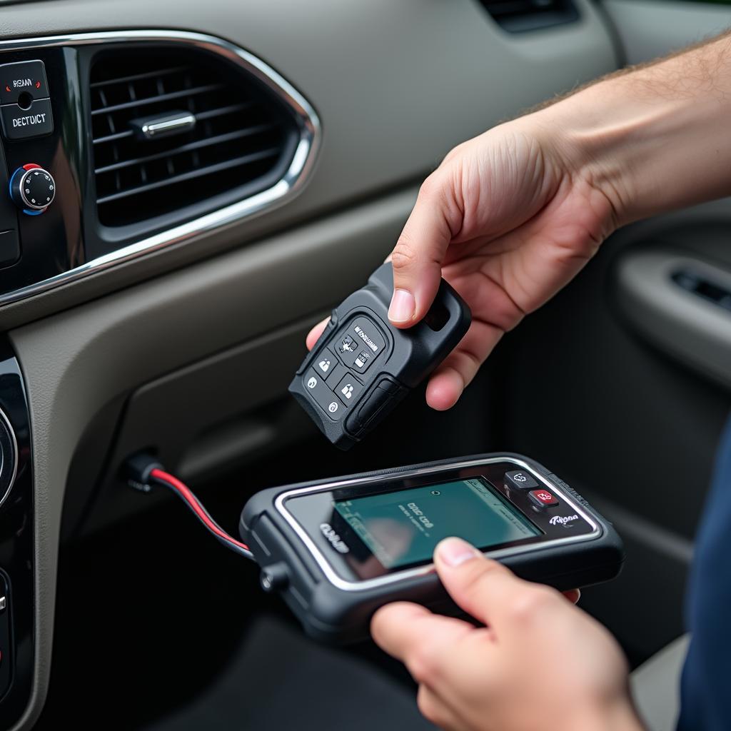 Programming a Chrysler Pacifica Key Fob with a Diagnostic Tool