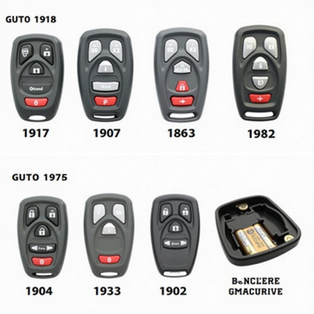 Different Types of Chrysler Voyager Key Fobs