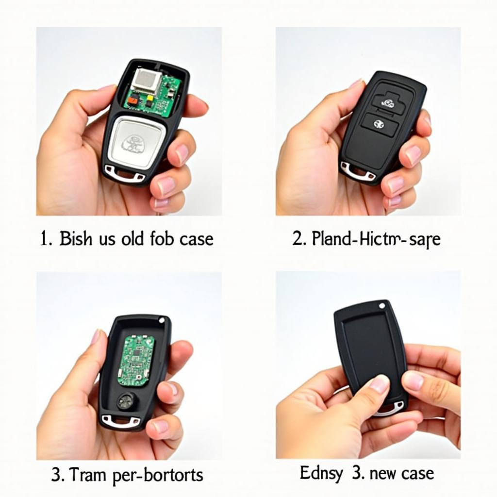 Citroen Key Fob Case Replacement Steps