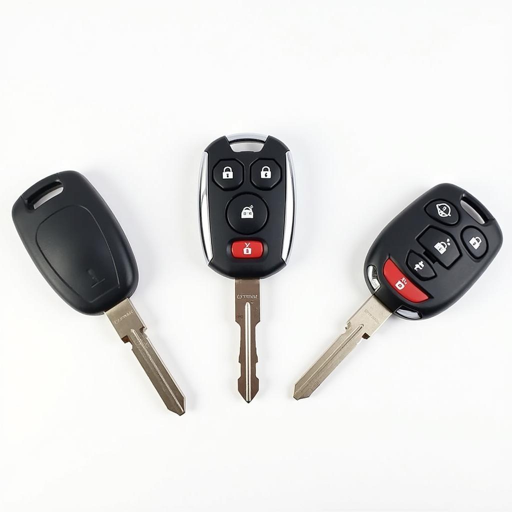 Different Citroen Key Fob Types