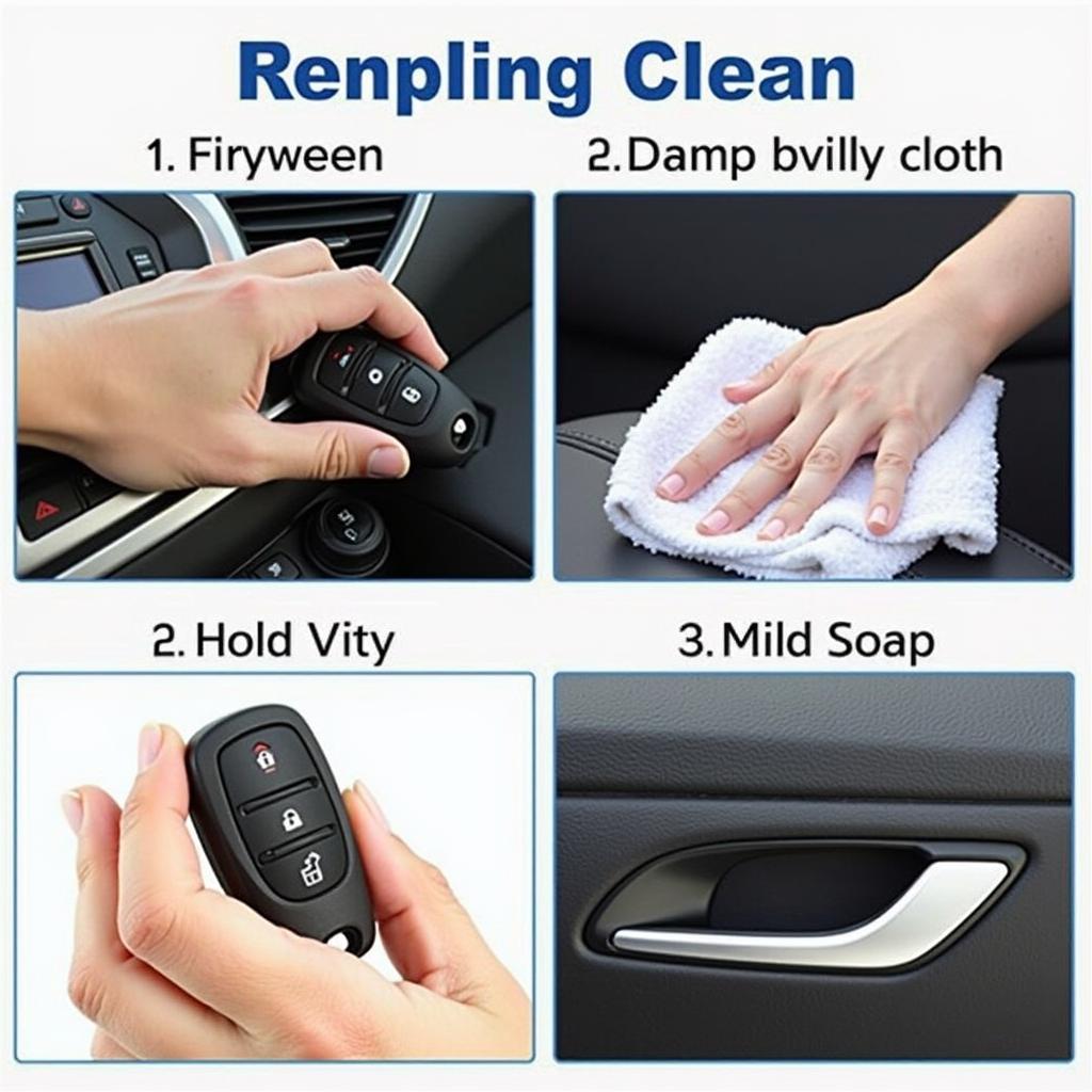 Cleaning a 2019 Hyundai Key Fob Cover