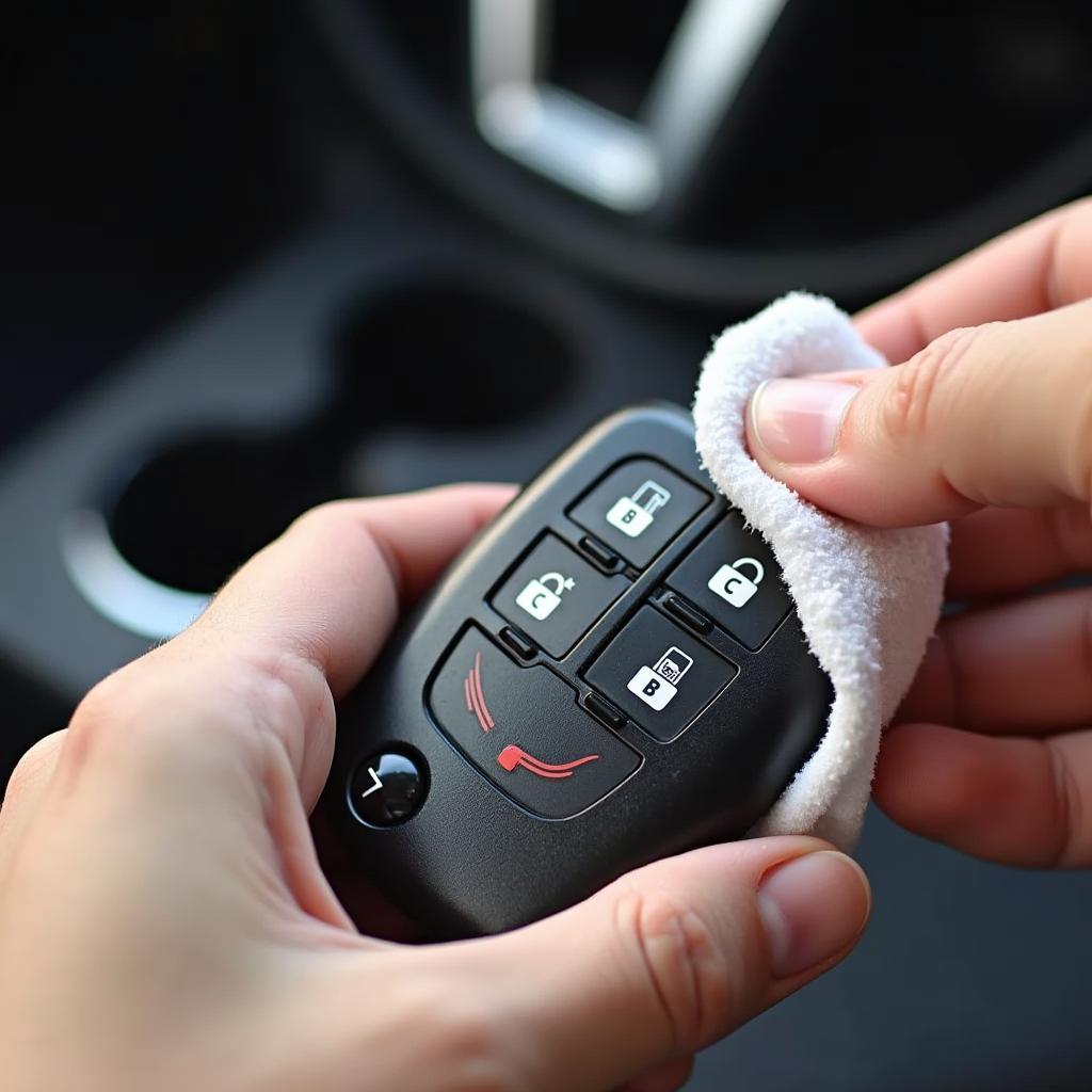 Cleaning Your Mazda Key Fob