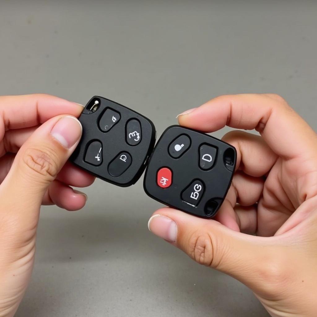 Closing the 2018 GMC Key Fob After Battery Replacement