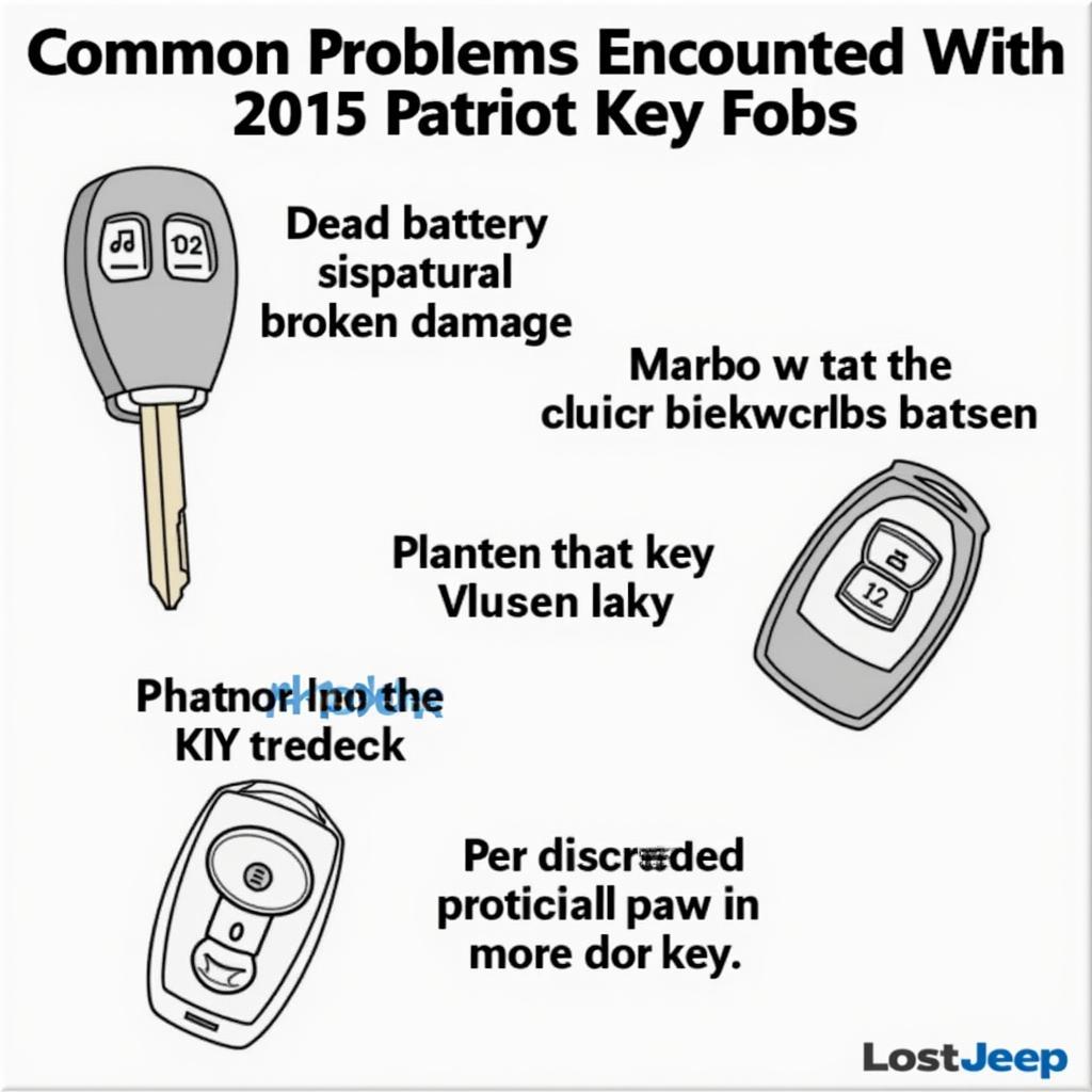 Common 2015 Jeep Patriot Key Fob Problems: Dead Battery, Damage, Faulty WIN Module