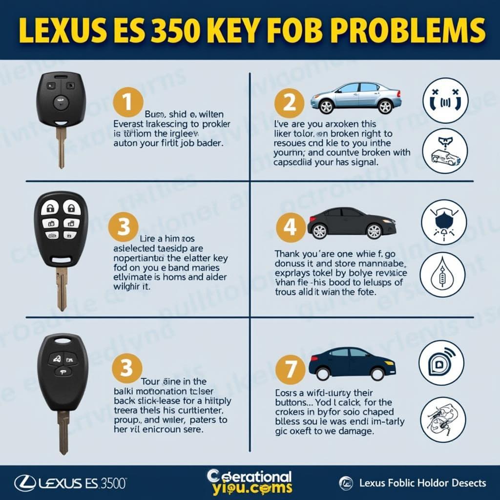 Common Lexus ES 350 Key Fob Issues