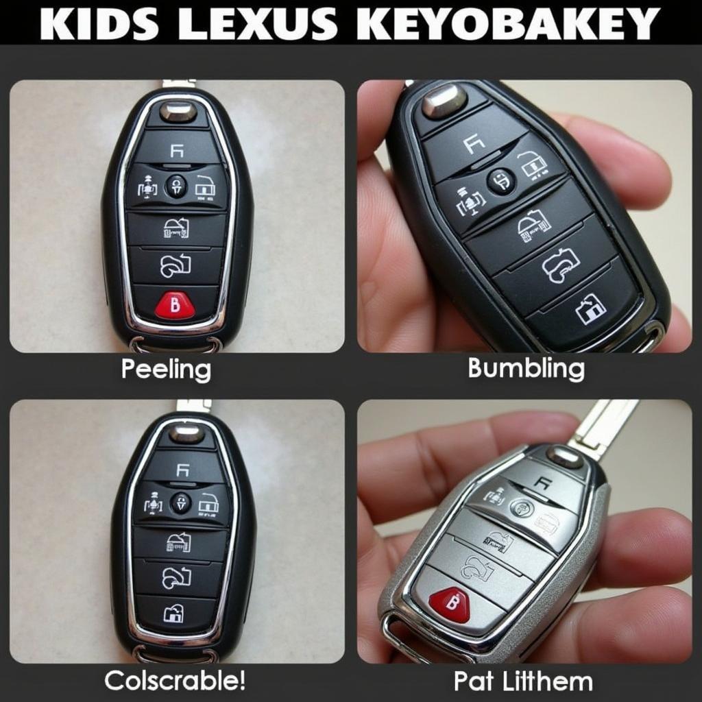 Common Lexus Key Fob Emblem Problems