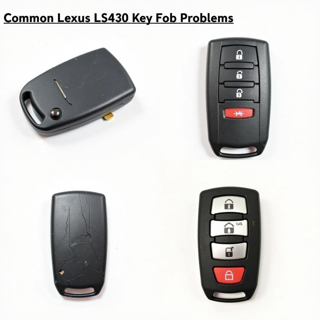 Common Lexus LS430 Key Fob Problems Illustrated