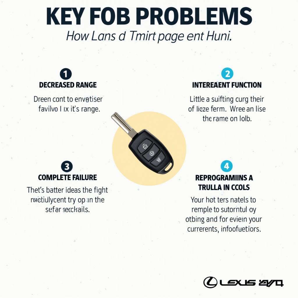 Common Lexus LX470 Key Fob Problems