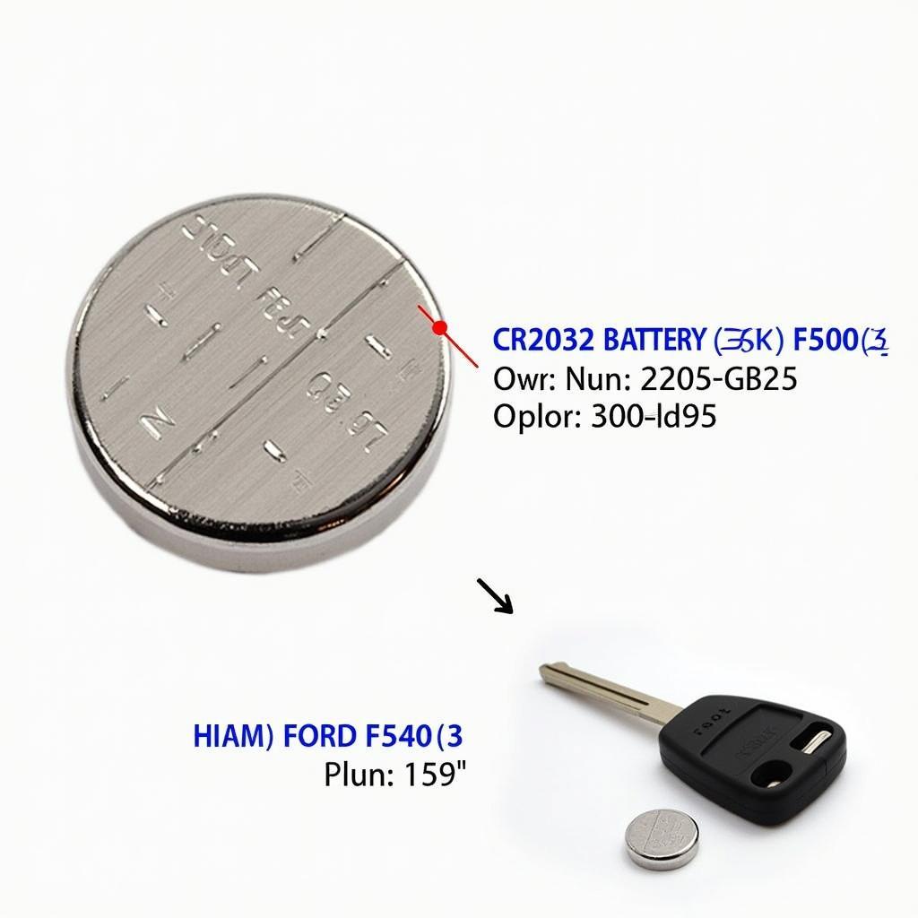 CR2032 Battery for Ford F250 Key Fob