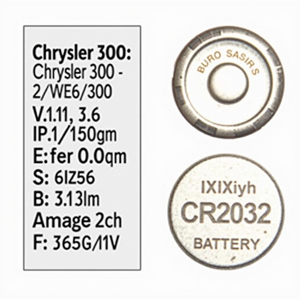 CR2032 battery commonly used in key fobs