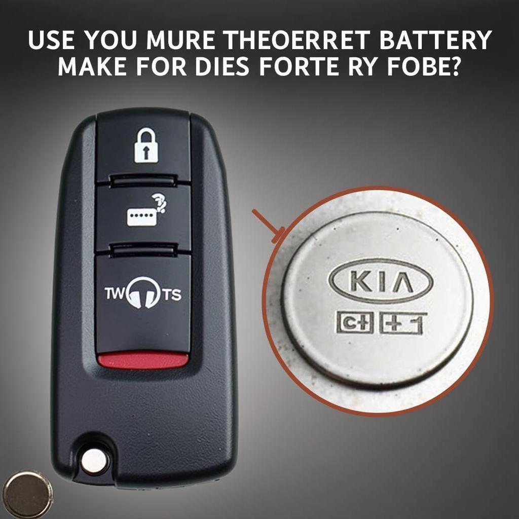 CR2032 Battery for Kia Forte Key Fob