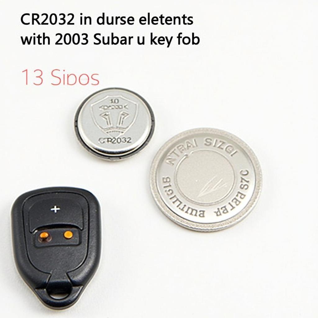 CR2032 Battery for 2003 Subaru Key Fob