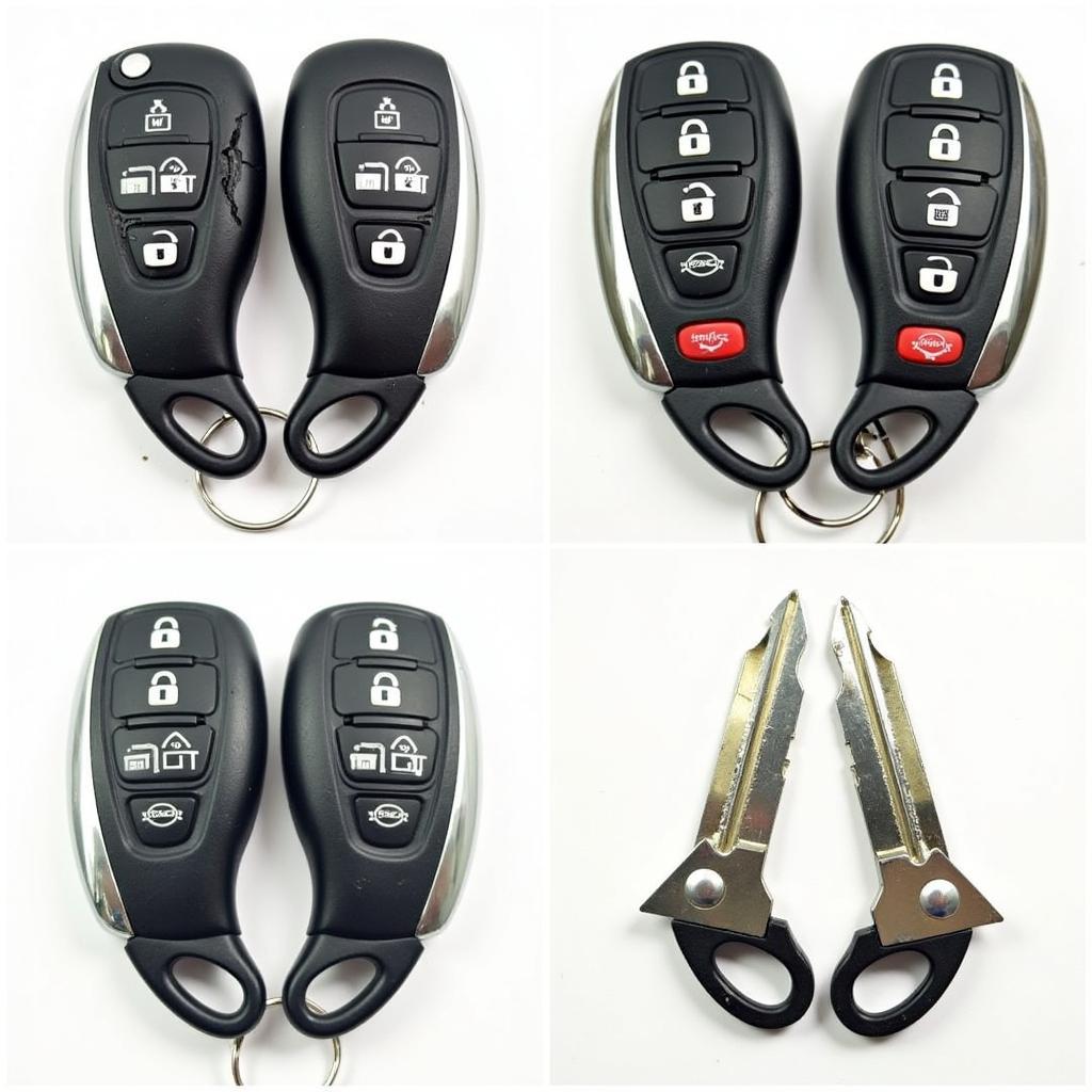 Damaged Ford Fusion Key Fob Examples