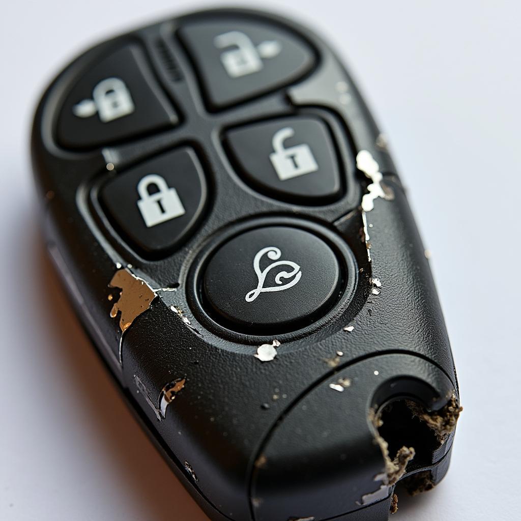 Damaged Ford Key Fob Case