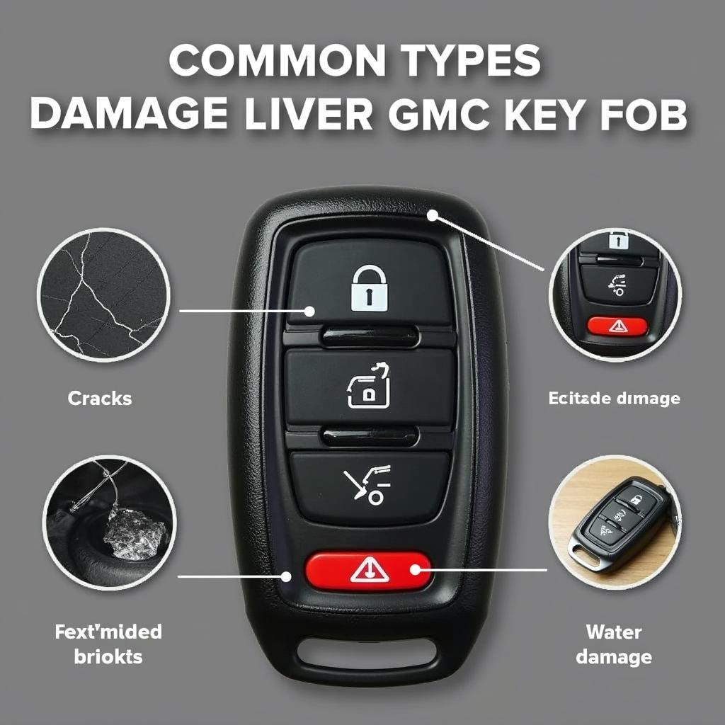 Identifying Damage on a GMC Sierra Key Fob