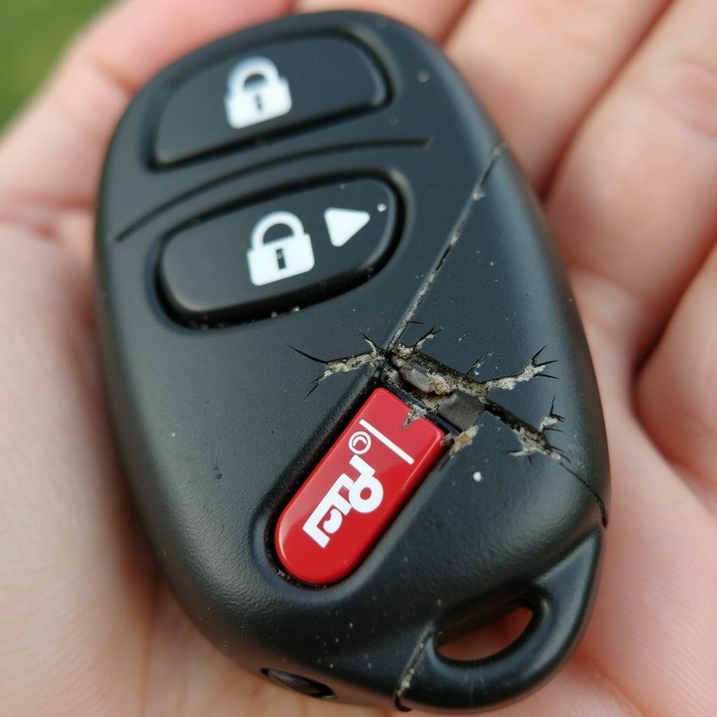 Damaged Key Fob