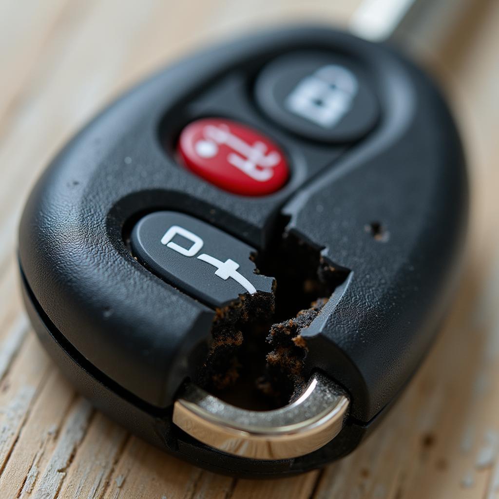 Damaged Key Fob