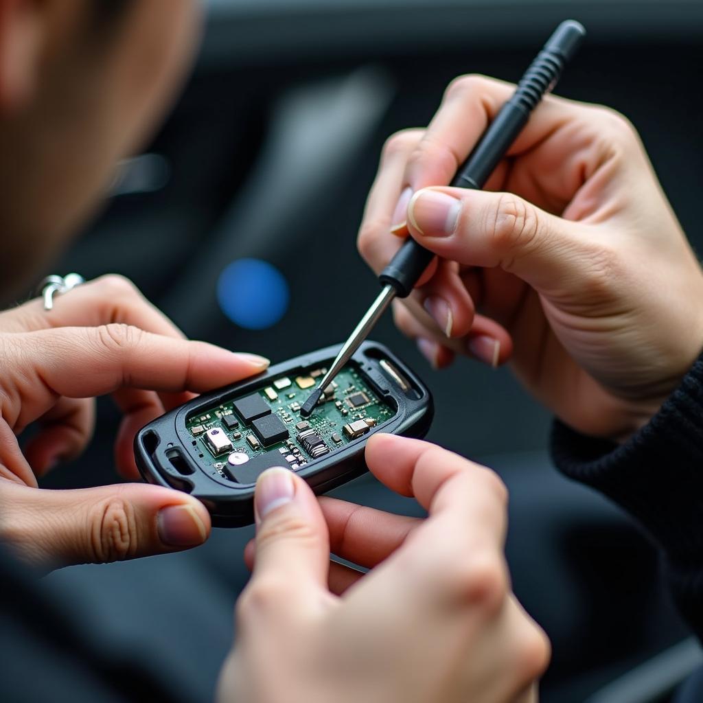 Repairing a Damaged Mazda Key Fob